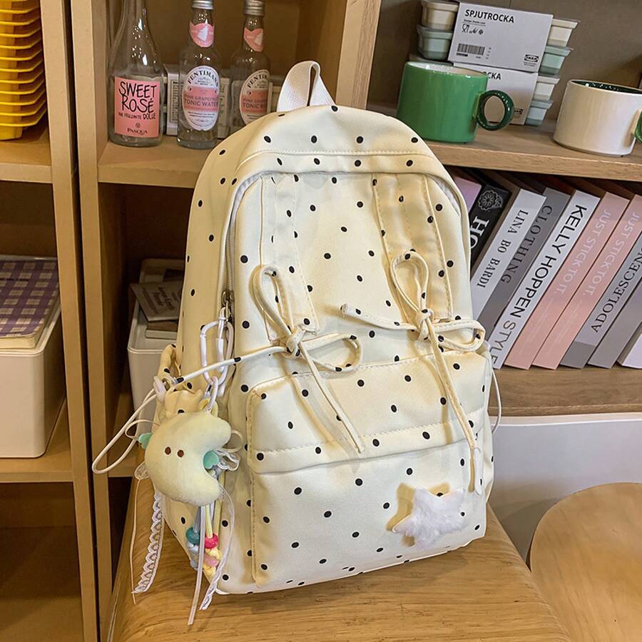 Cute Polka Dot Small Backpack  - Fashion Backpack Women avis et prix