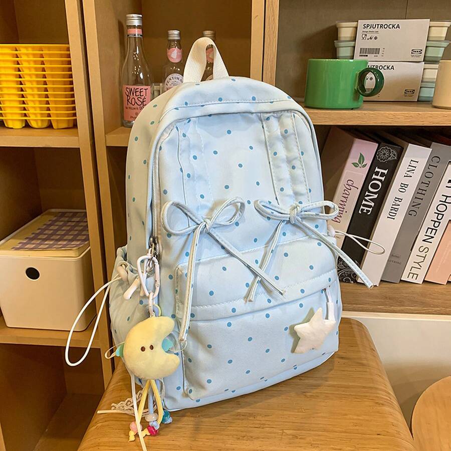 Cute Polka Dot Small Backpack  - Fashion Backpack Women avis et prix