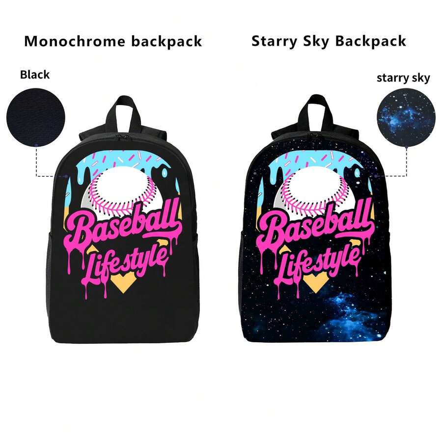 Baseball Drip Design Backpack  - Laptop Backpack 15.6 avis et prix