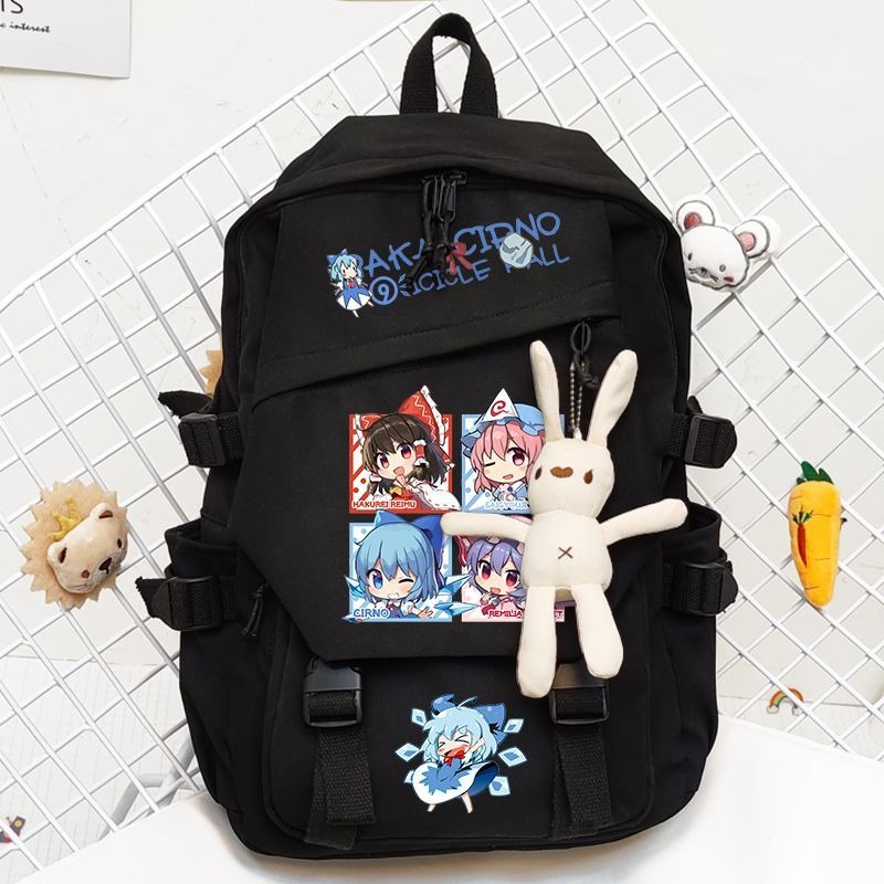 44×31×13cm Black Khaki,Touhou  - School Backpack Teen avis et prix