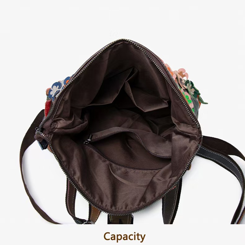 Vintage Women Genuine Leather  - Fashion Backpack Women avis et prix