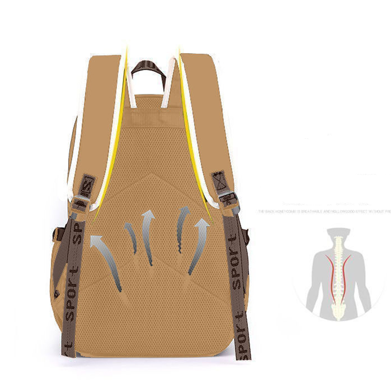Kawaii Capybara Stylish Khaki  - School Backpack Teen avis et prix