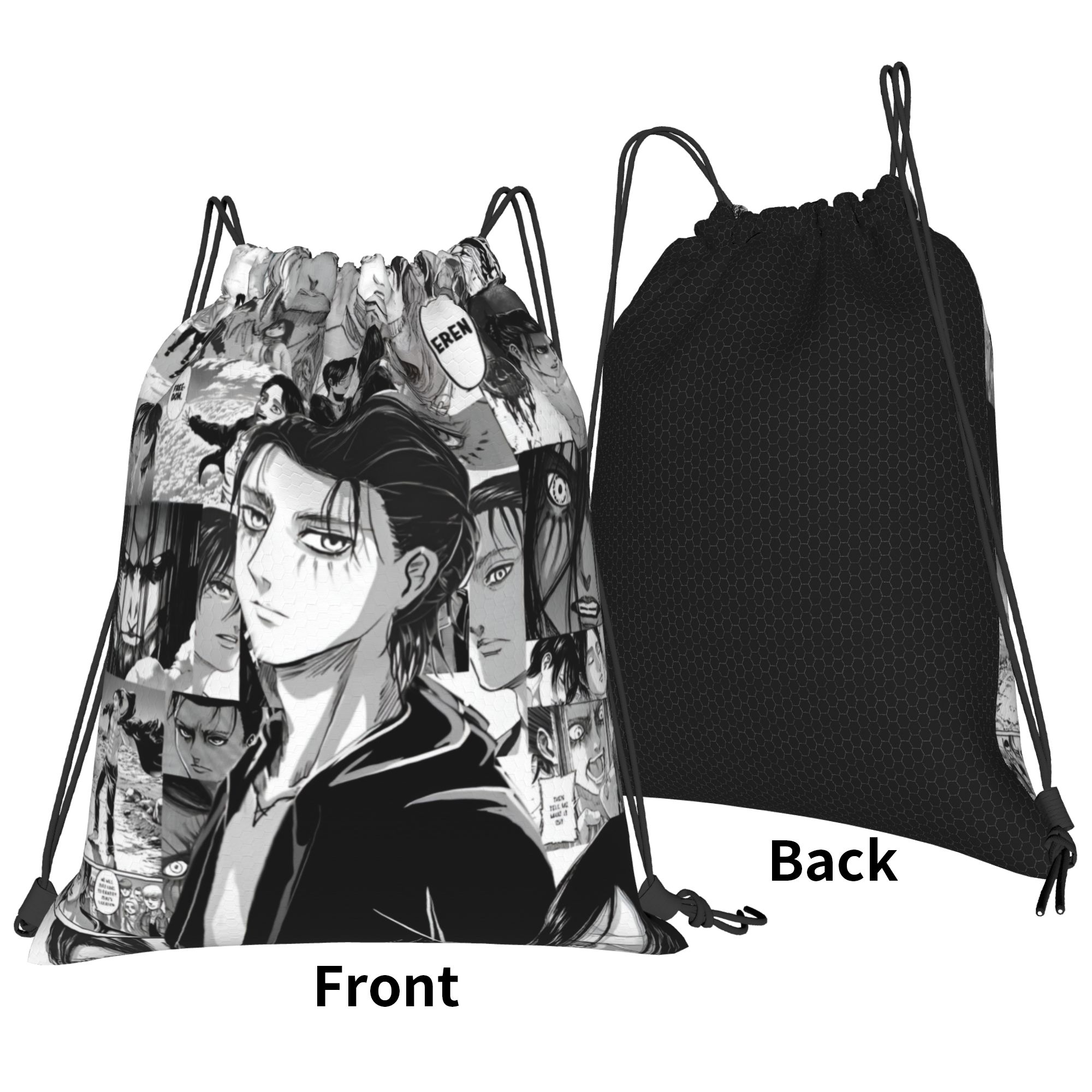 Custom Attacks on Titans Draws - Drawstring Gym Bag avis et prix