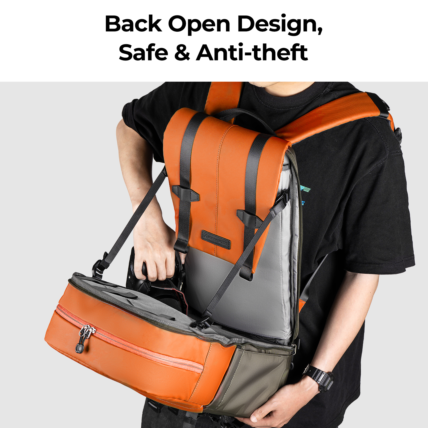 K&F CONCEPT Camera Backpack Tr - Laptop Backpack 15.6 avis et prix