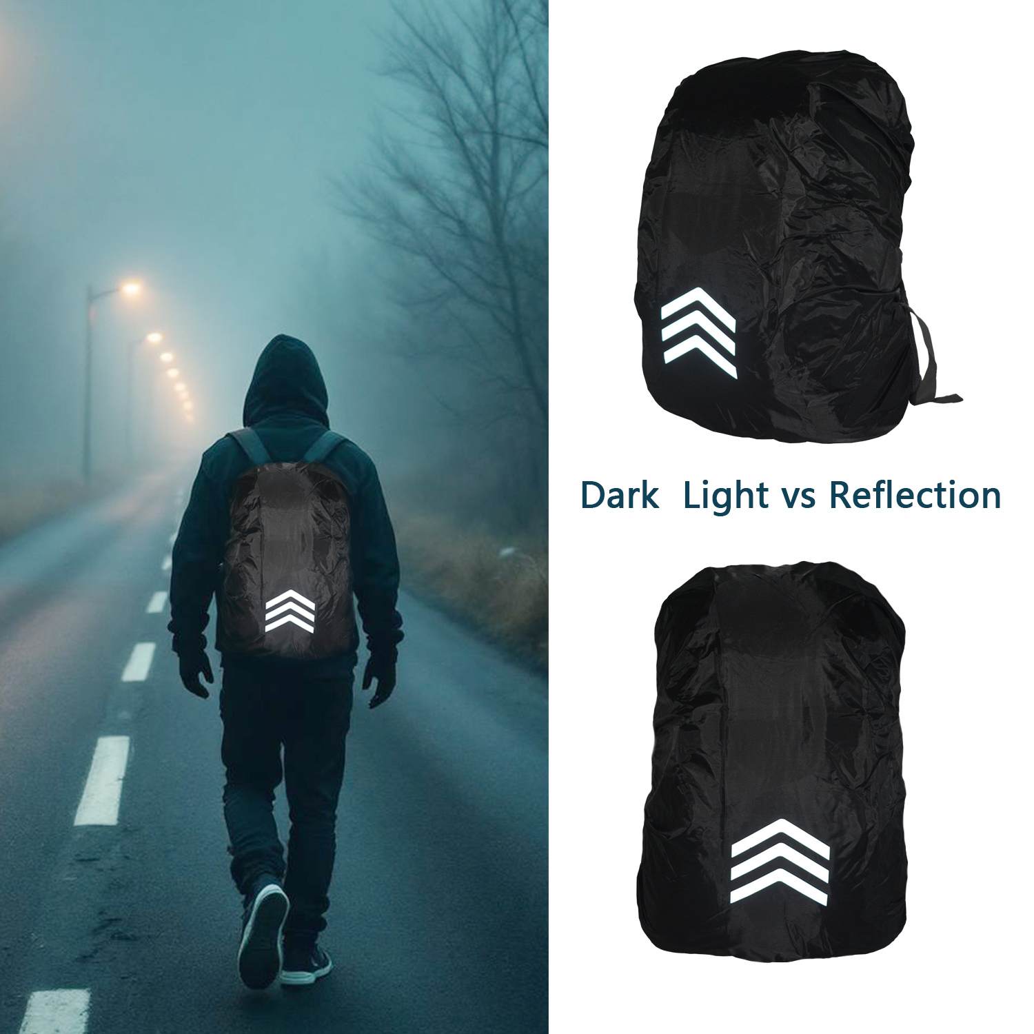 10-55L Waterproof Backpack Cas - Rain Cover Backpack avis et prix