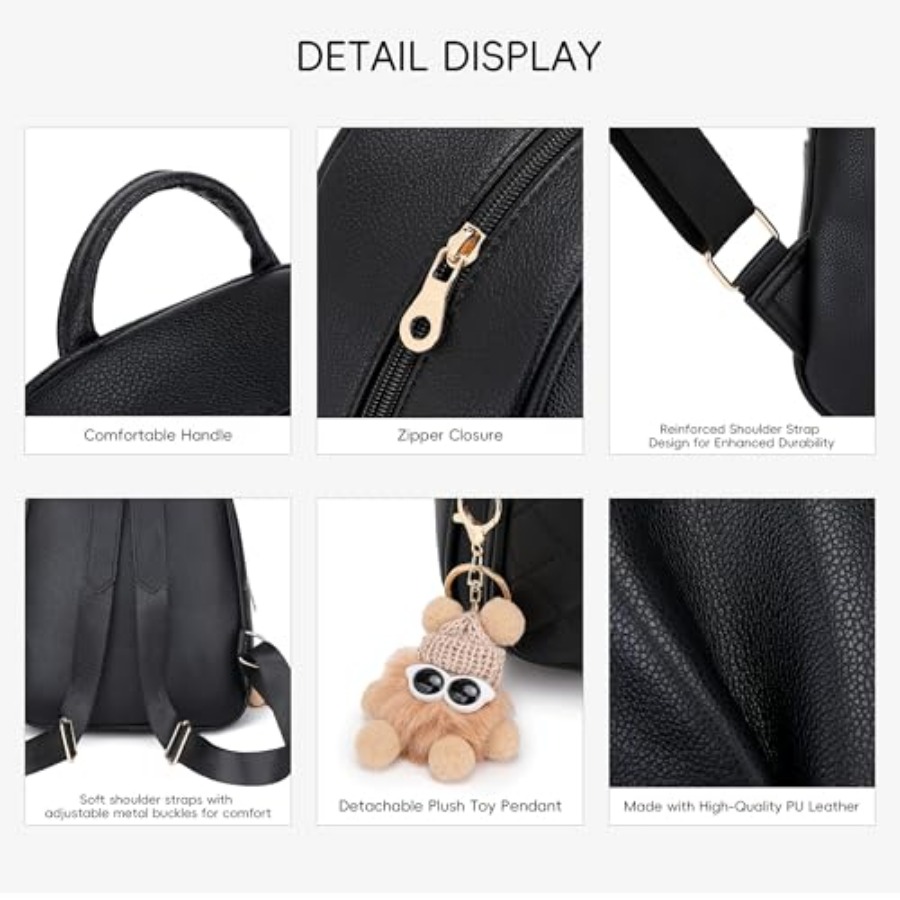 Mini Leather Backpack Purse fo - Mini Backpack Purse avis et prix