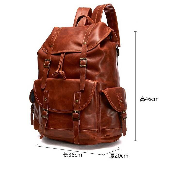 XZAN Men S Bags Fashion Europe - Leather Backpack Vintage avis et prix