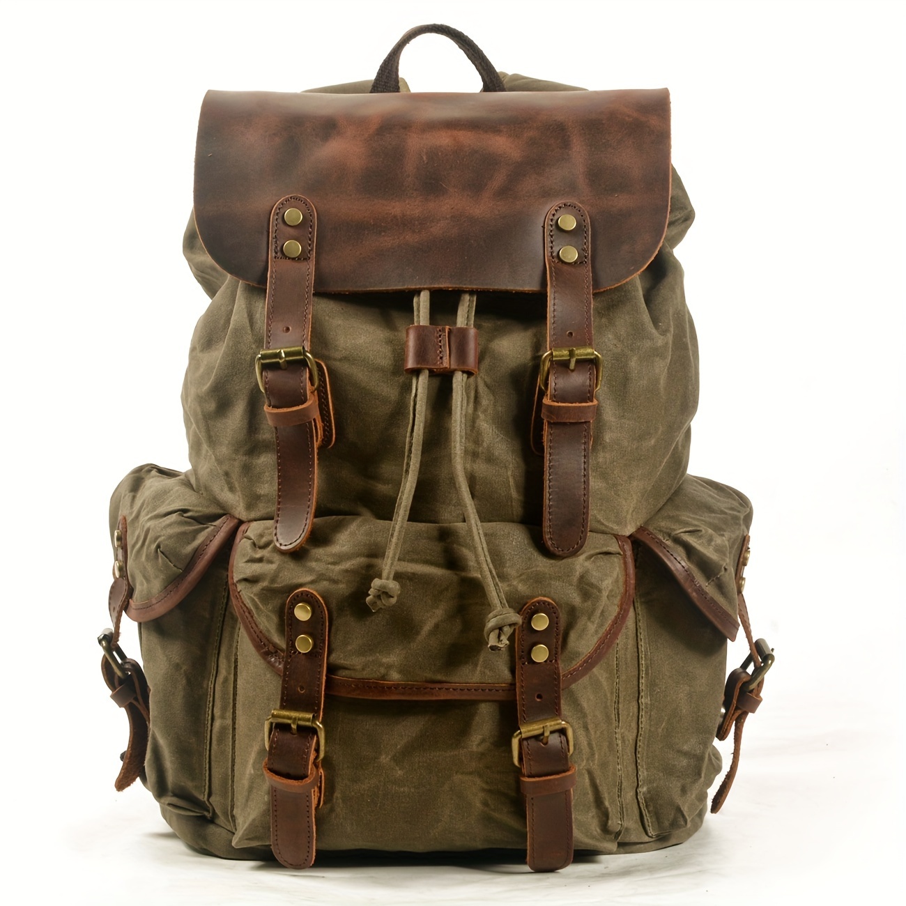 Vintage Men'S Leather Backpack - Leather Backpack Vintage avis et prix