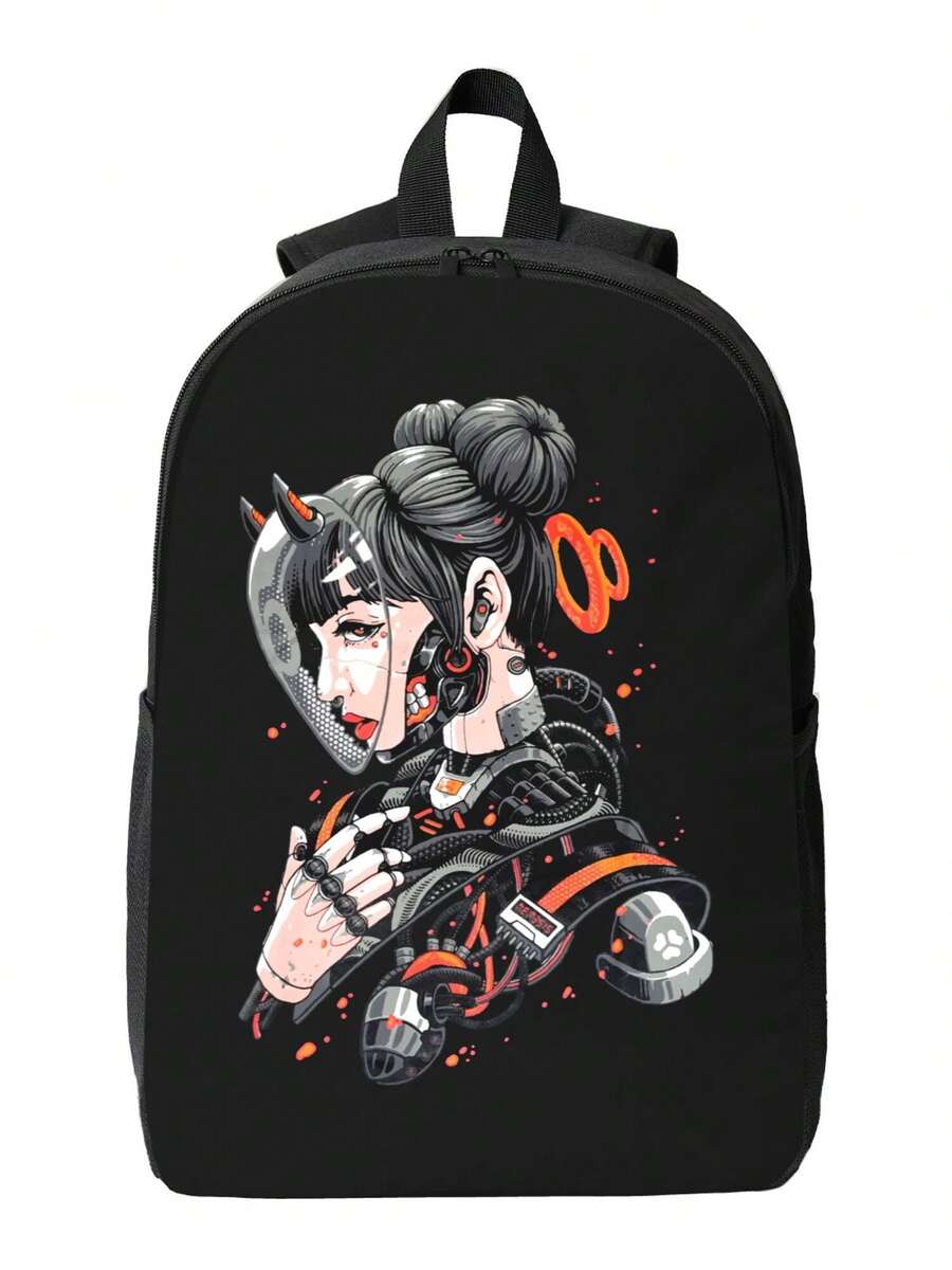 Cyberpunk Cyborg Girl Waterpro - Travel Backpack Anti Theft avis et prix