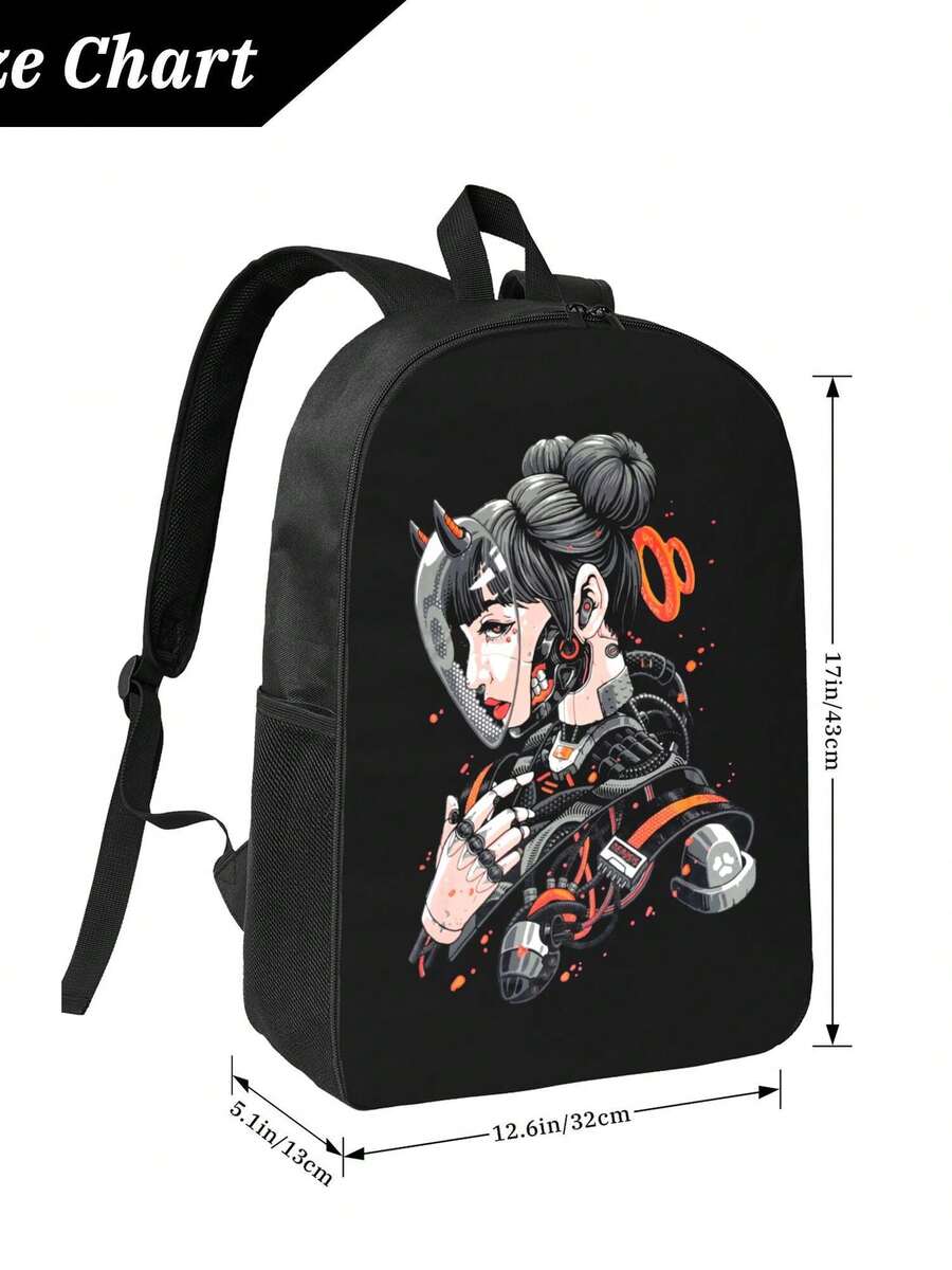 Cyberpunk Cyborg Girl Waterpro - Travel Backpack Anti Theft avis et prix