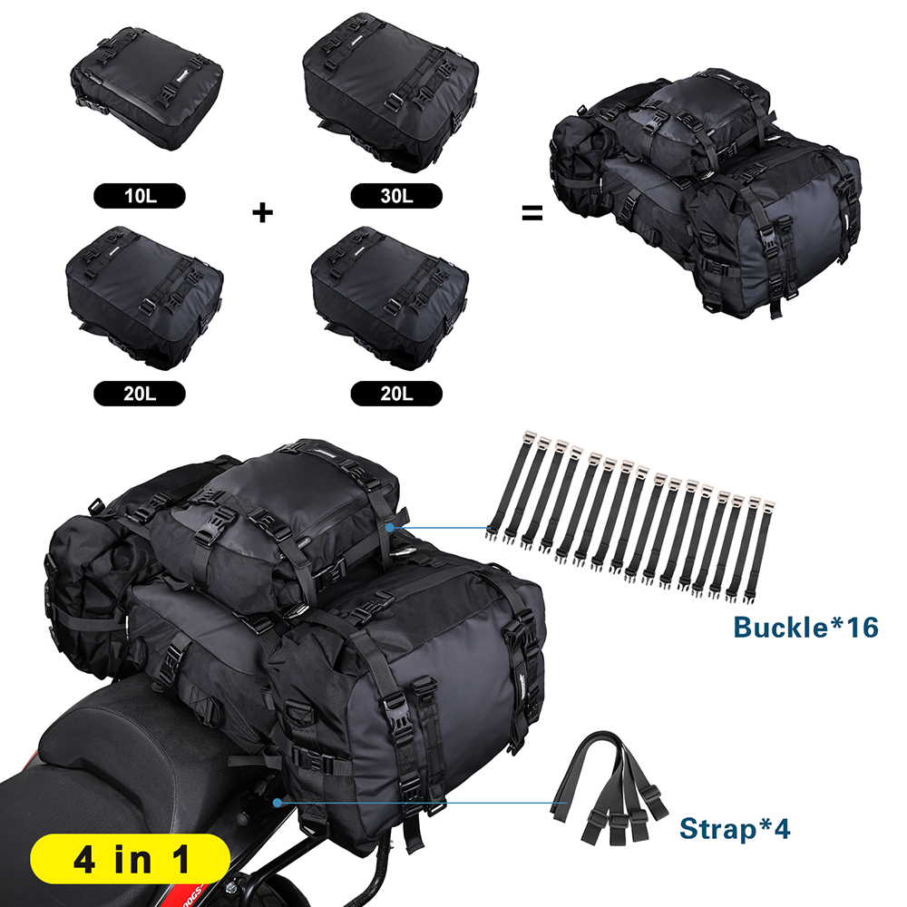 Rhinowalk Motorcycle Rear Seat - Rain Cover Backpack avis et prix
