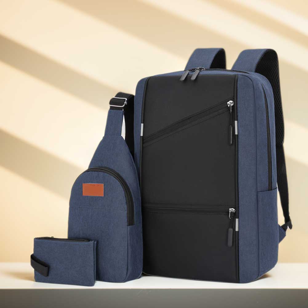 3Pcs Casual Bag Set Versatile  - Travel Backpack Anti Theft avis et prix