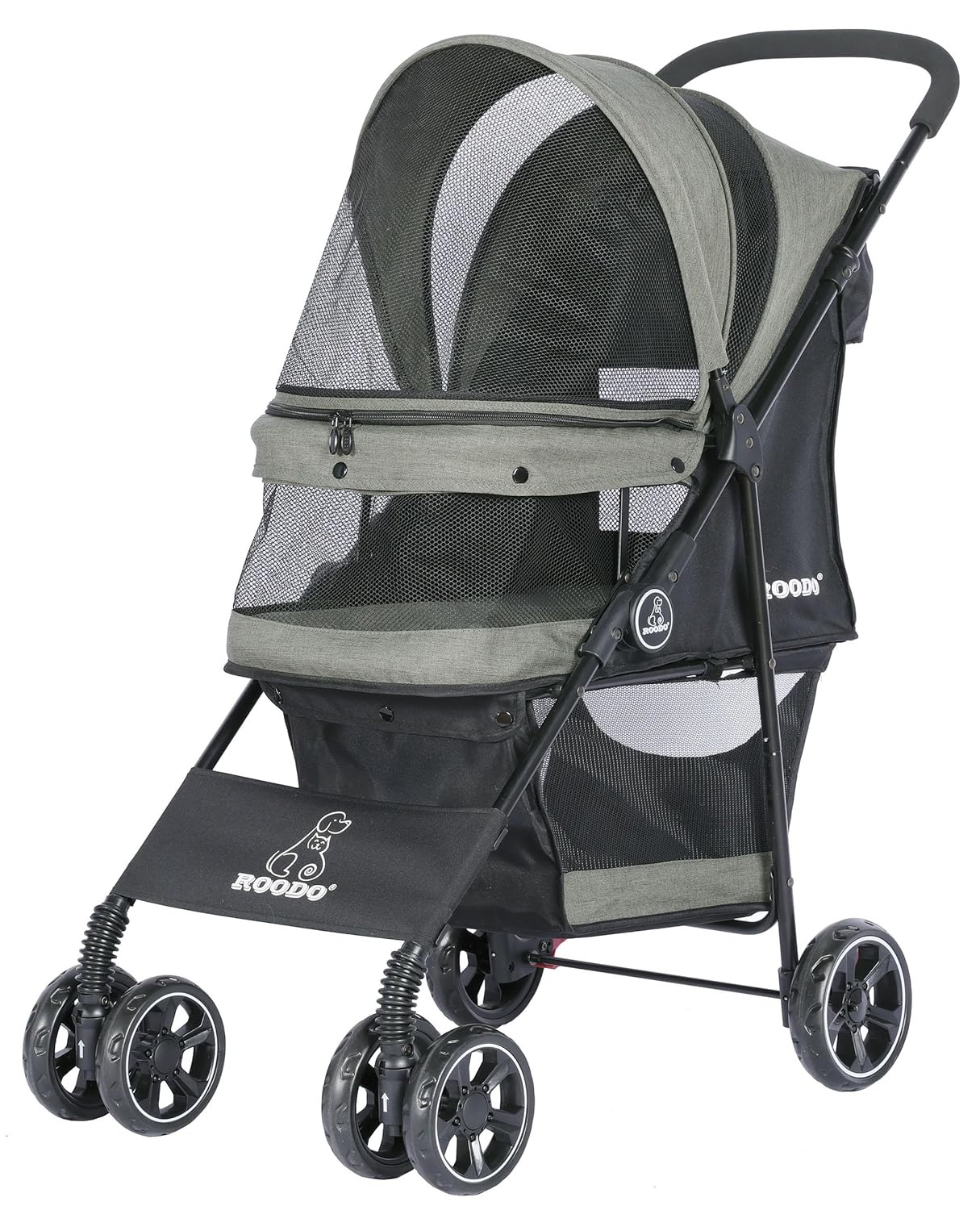 4 Wheel Dog Cat Pet Stroller,  - Foldable Backpack Small avis et prix