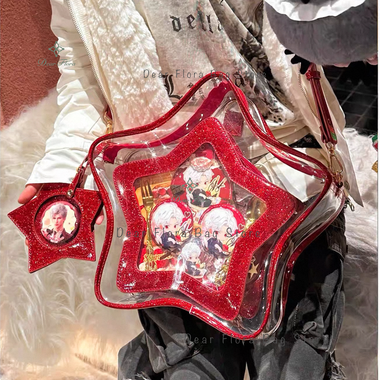 Y2K Cute Bling Star Ita Crossb - Mini Backpack Purse avis et prix