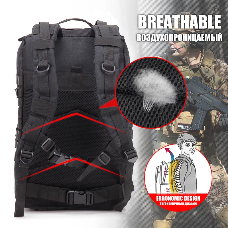 AA 60L Army Military Tactical  - Urban Backpack Tactical avis et prix