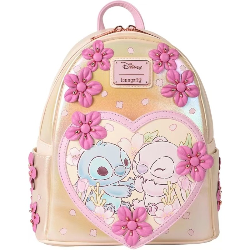 Stitch & Angel Cherry Blossom  - Mini Backpack Purse avis et prix