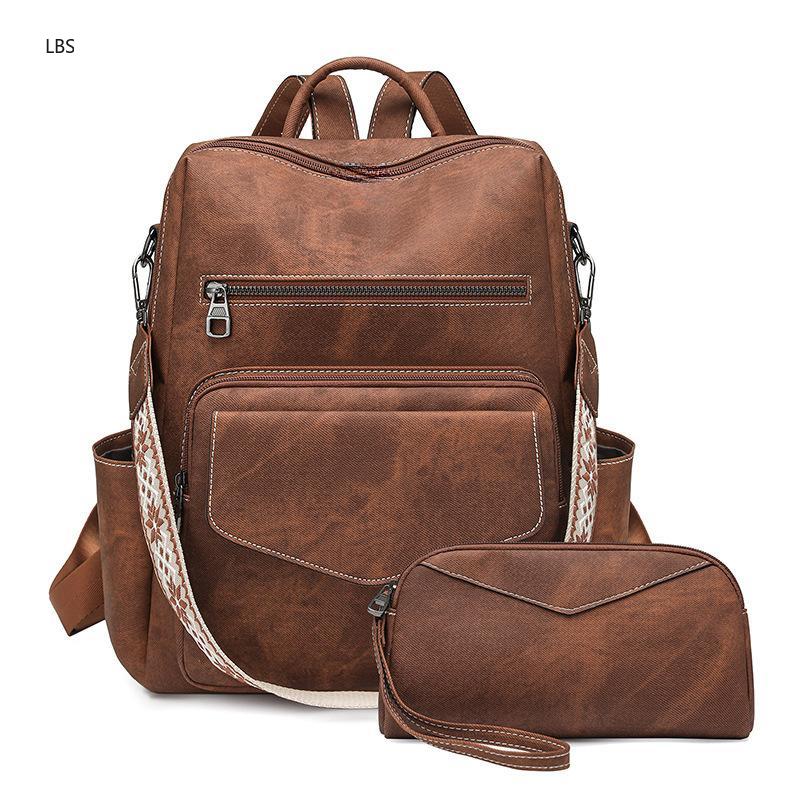 Women's PU Leather Vintage Bac - Leather Backpack Vintage avis et prix