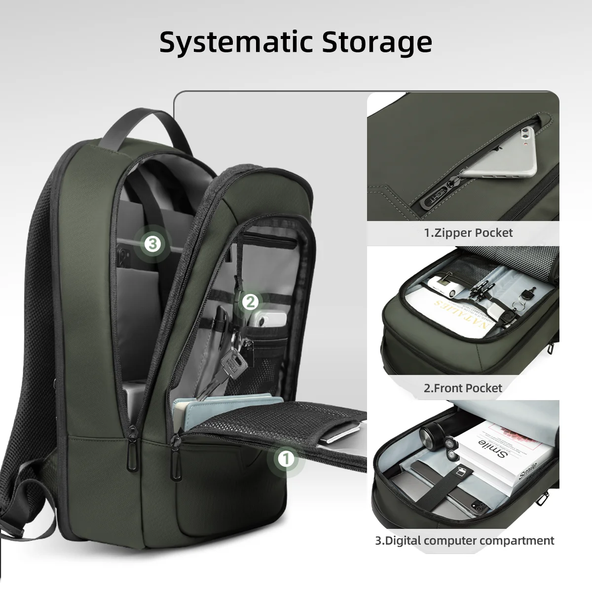 HK Expandable Business Backpac - Laptop Backpack 15.6 avis et prix