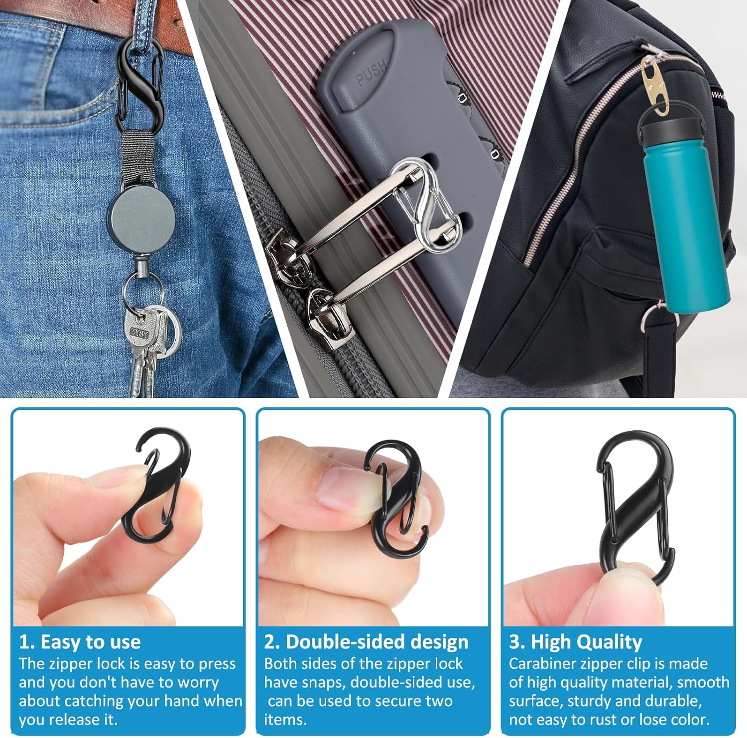 Lock Combo, Total 21PCS Clips  - Backpack Lock Combo avis et prix