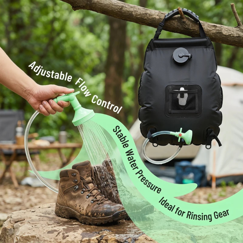 20L Solar Shower Bag Large Cap - Hydration Pack Outdoor avis et prix