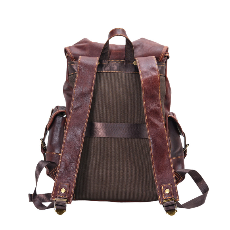 European and American vintage  - Leather Backpack Vintage avis et prix