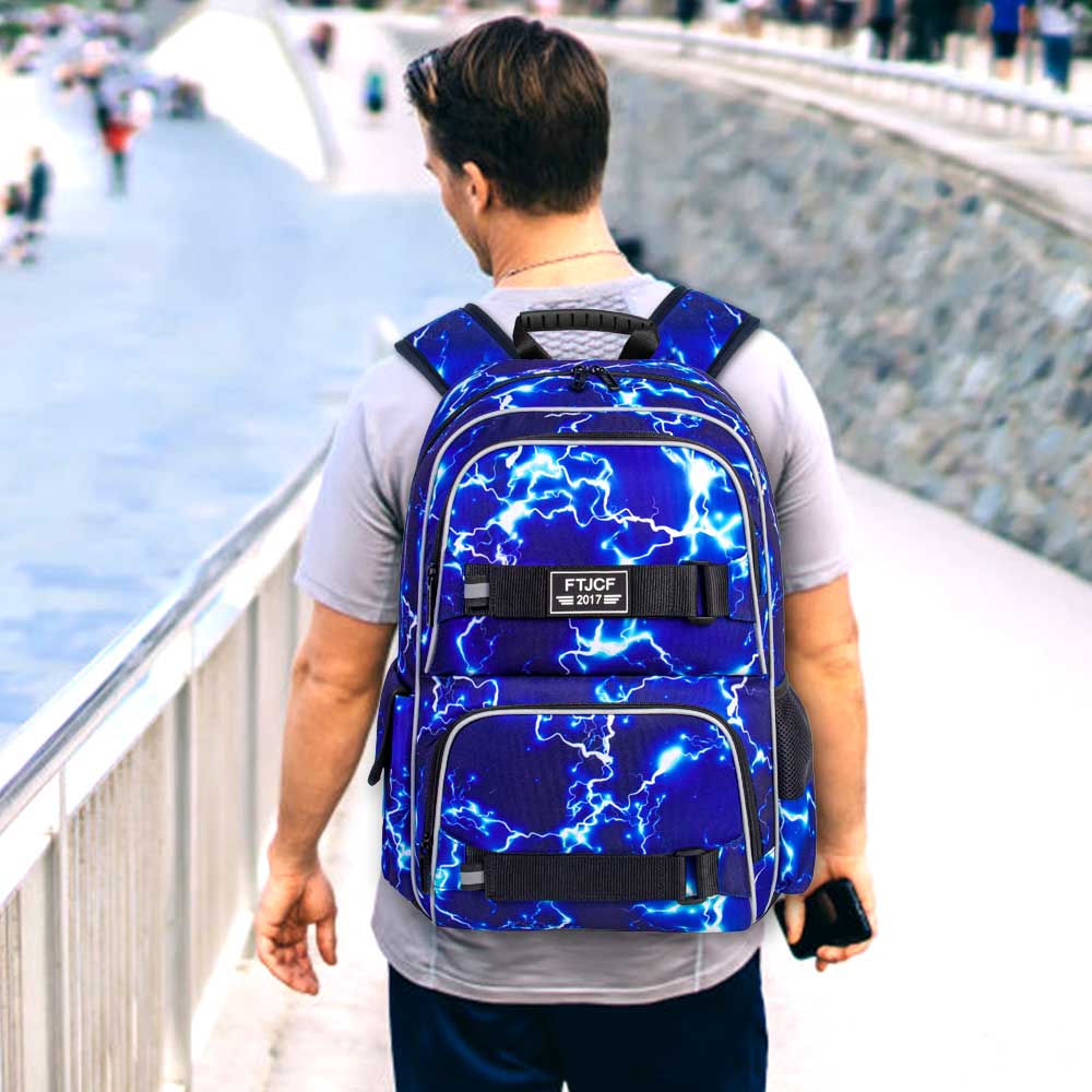 3PCS Lightning boys Backpack,  - School Backpack Teen avis et prix