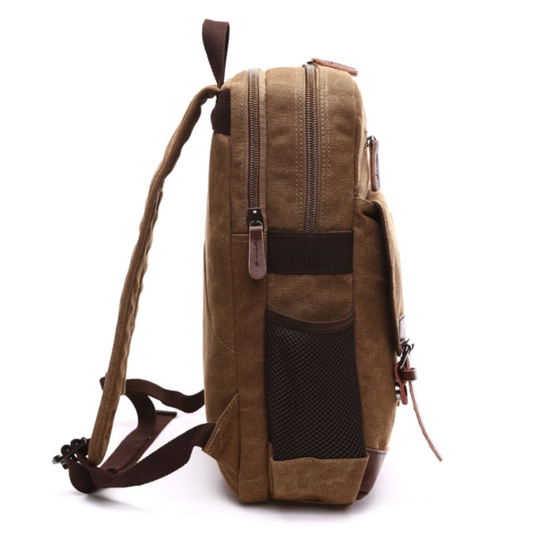 Mens Large Vintage Canvas Back - Laptop Backpack 15.6 avis et prix