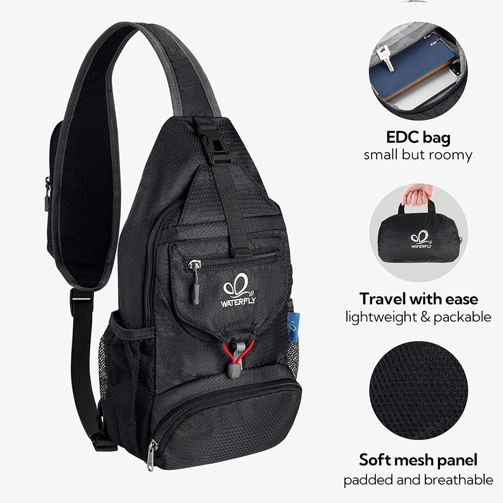 WATERFLY Chest Bag Shoulder Sm - Sling Backpack Shoulder avis et prix