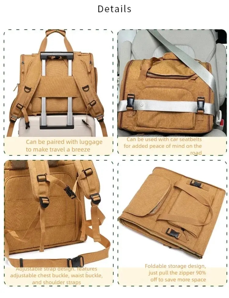 Portable cat bag, expandable l - Foldable Backpack Small avis et prix