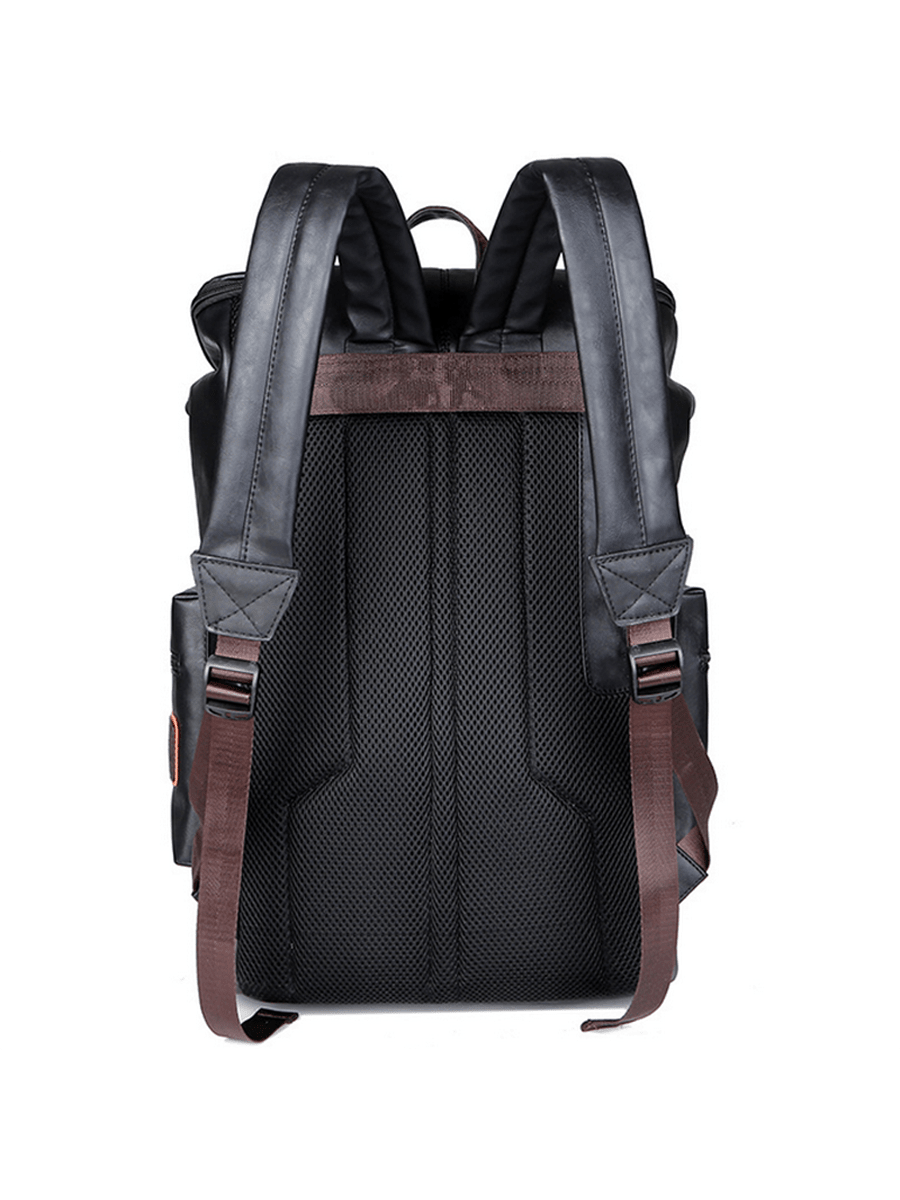 Vintage Black Leather Laptop B - Leather Backpack Vintage avis et prix